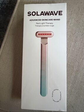 Solawave Advanced Skincare Wand - Rose Gold/Teal - NIB